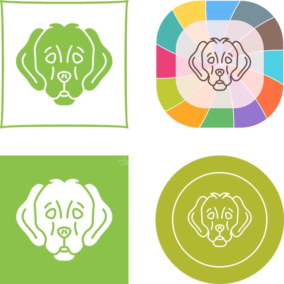 Dog Icon Design vector