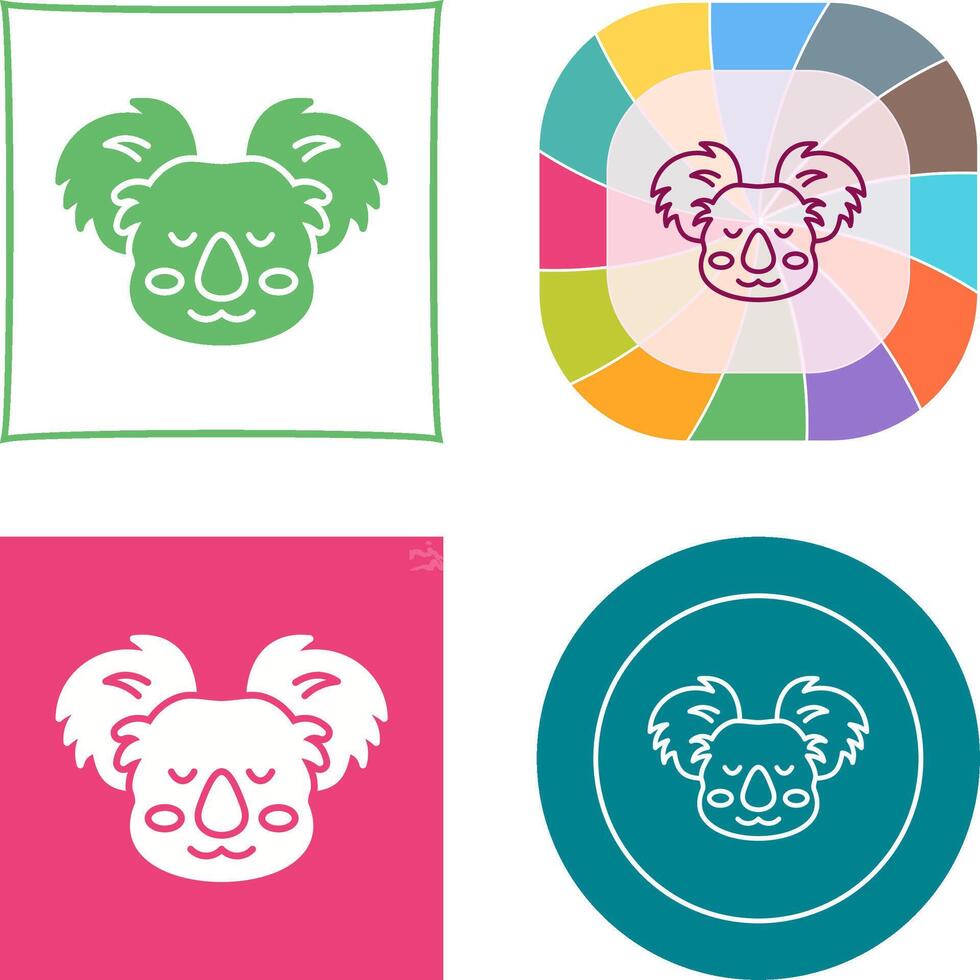 Koala Icon Design vector