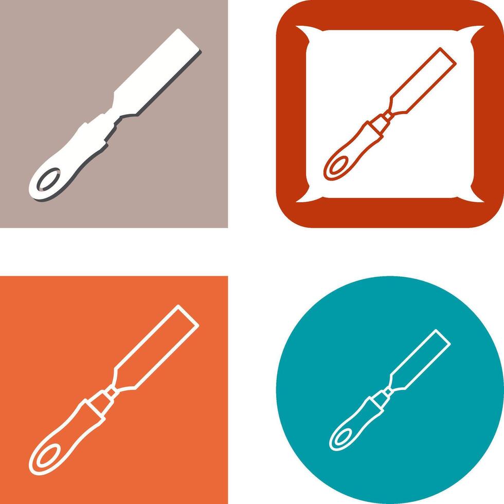 Chisel Icon Design vector