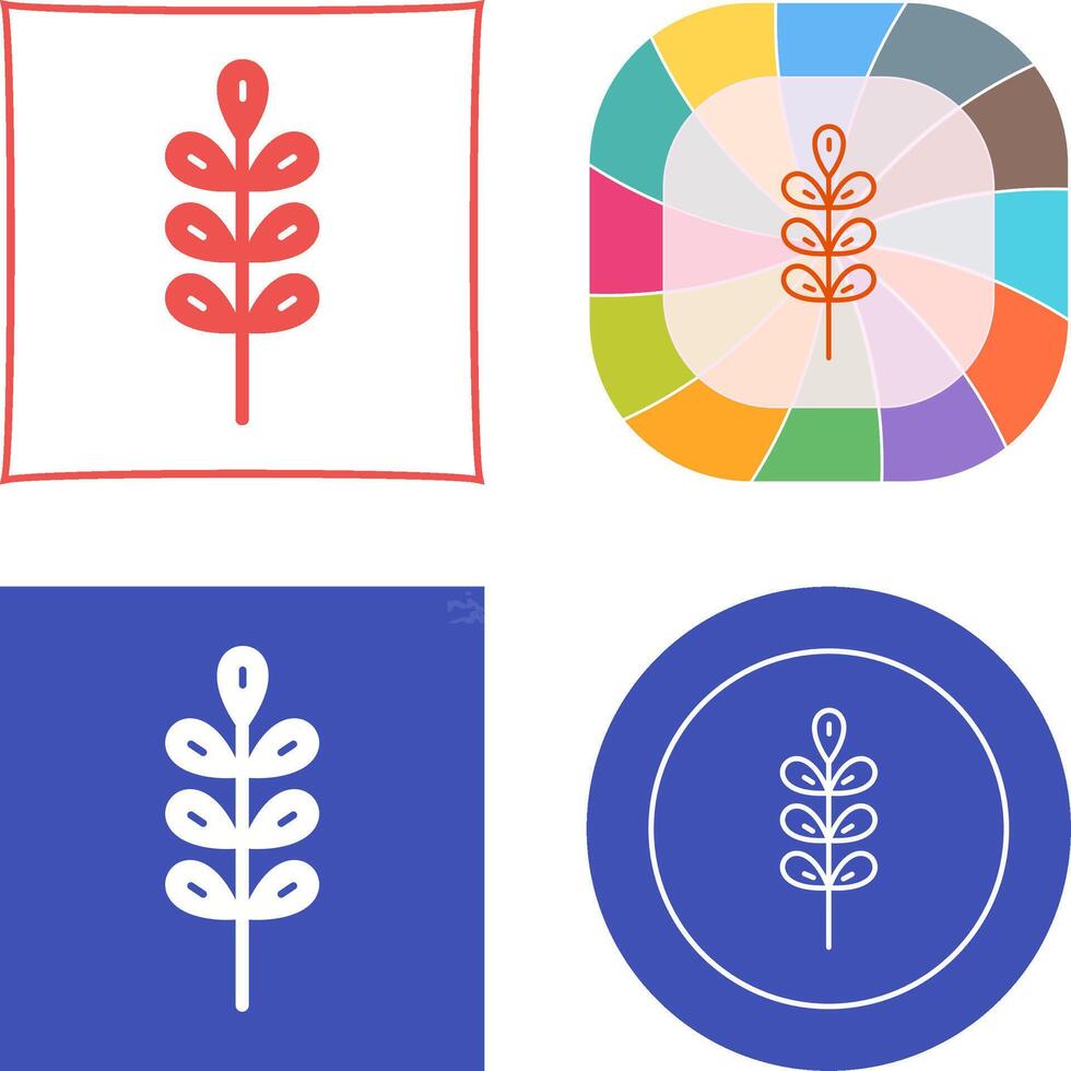 Barley Icon Design vector