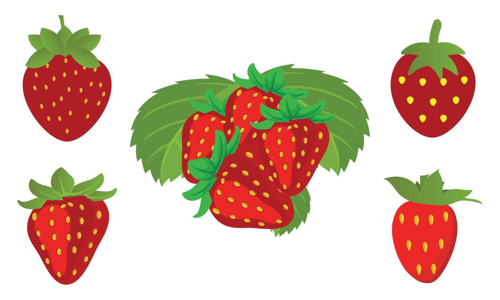 Strawberry Vector Collection
