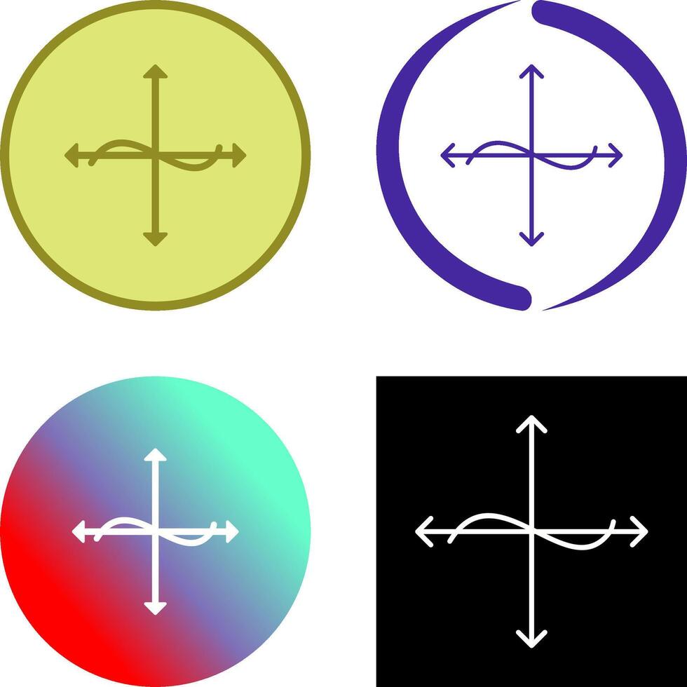 Unique Graph Icon vector