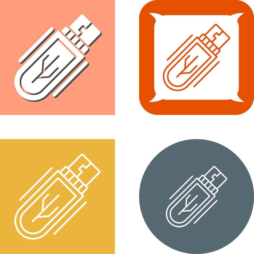 Usb Drive Icon vector