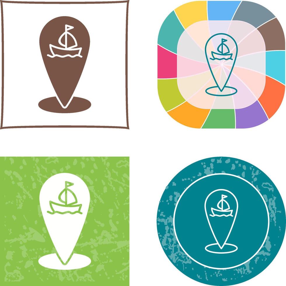 Shipping Location Icon vector