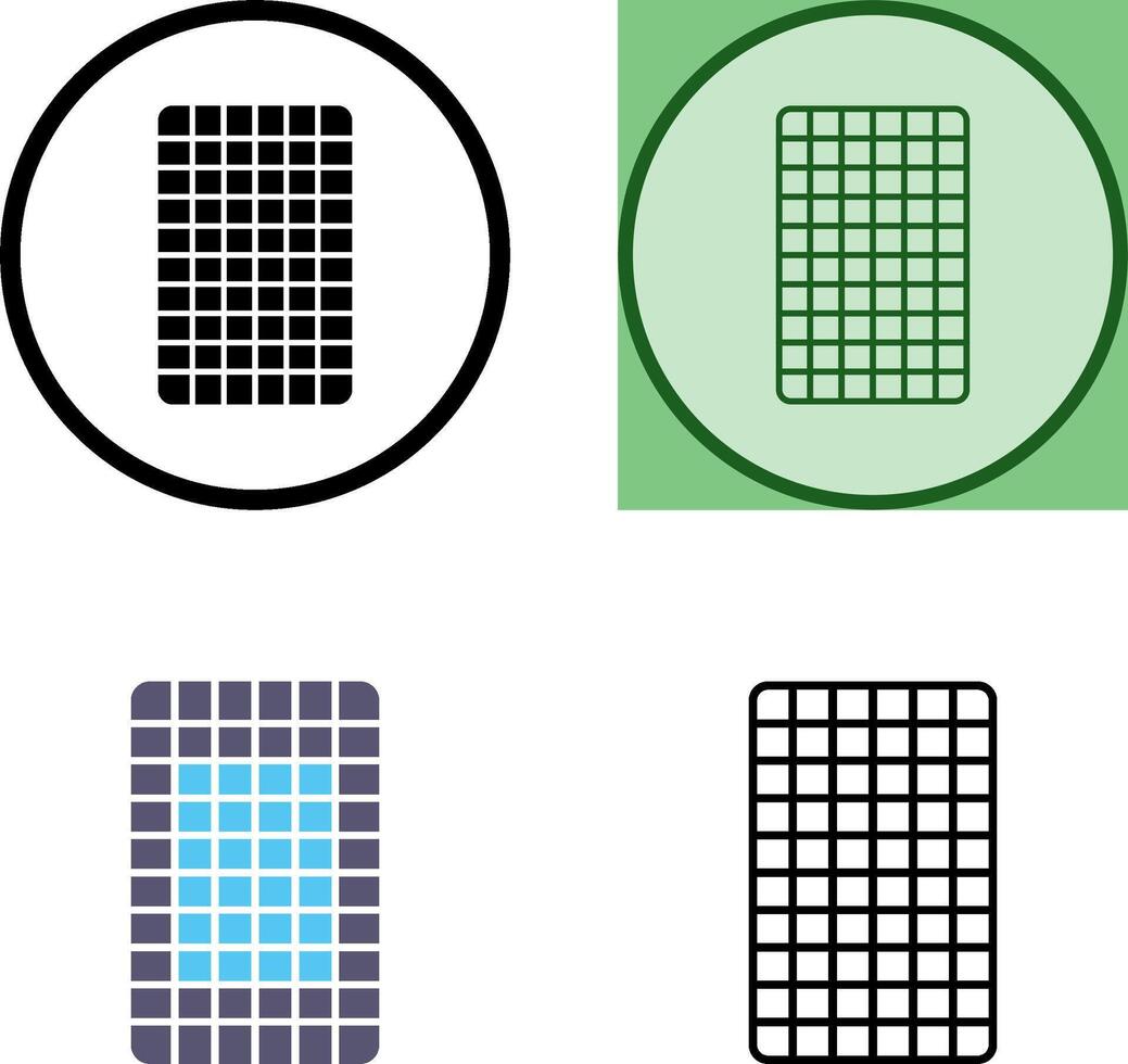 Card Backwards Icon vector