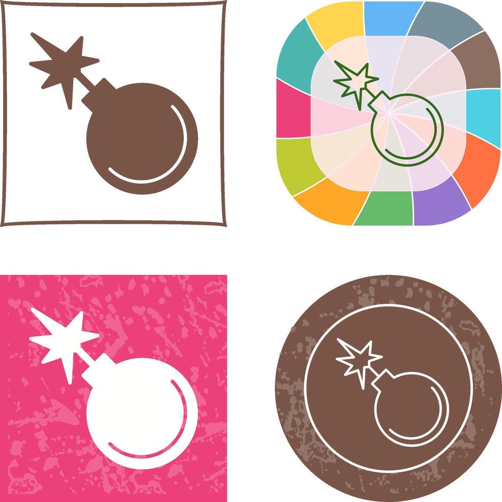 Danger of Explosion Icon vector