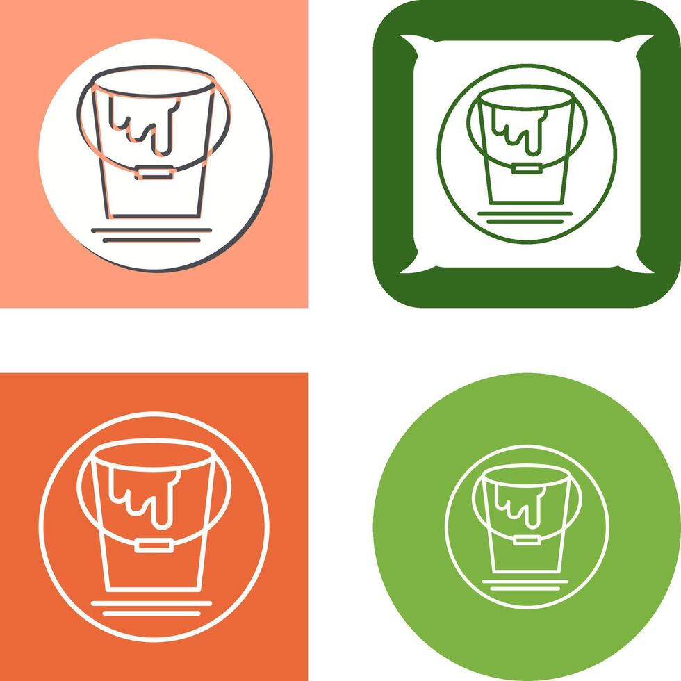 Paint Bucket Icon vector