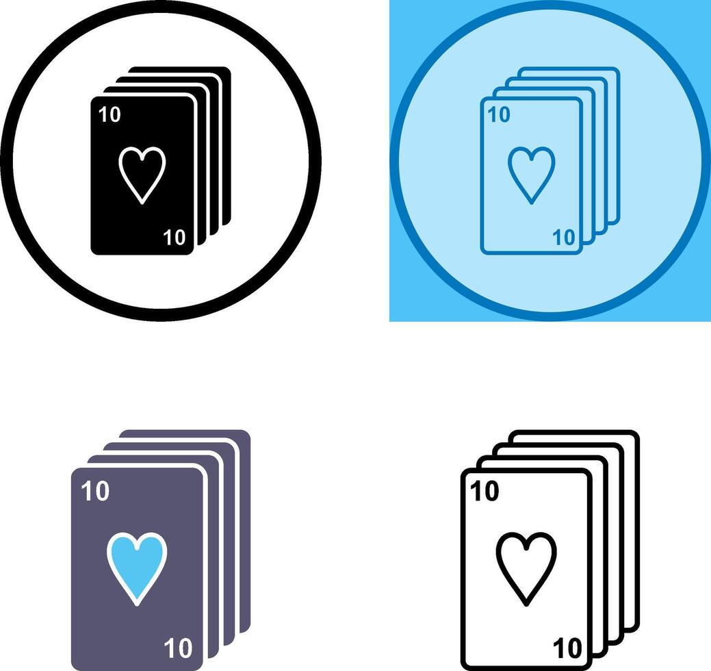 Deck of Cards Icon vector