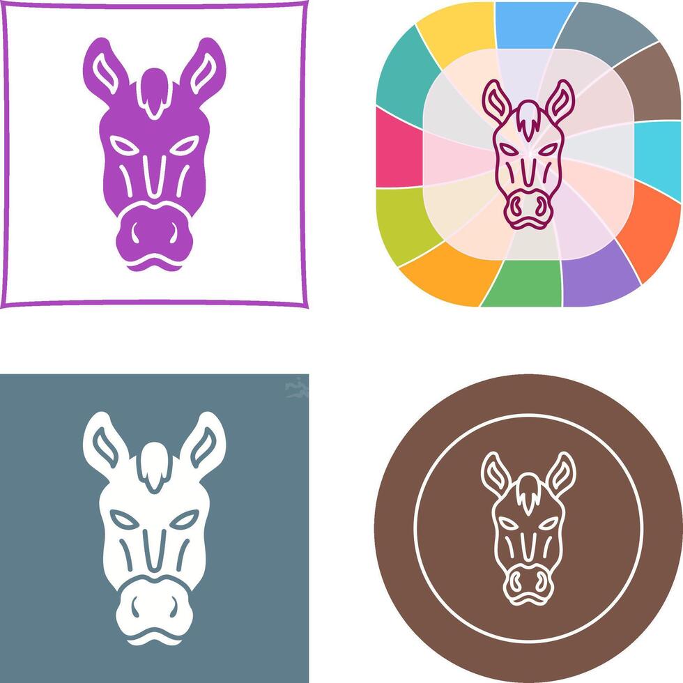 Horse Icon Design vector
