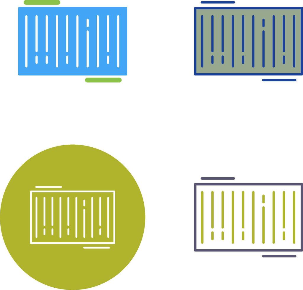 Barcode Icon Design vector