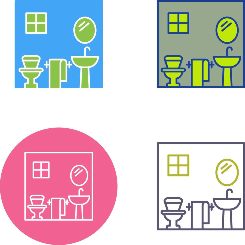 Bathroom Icon Design vector