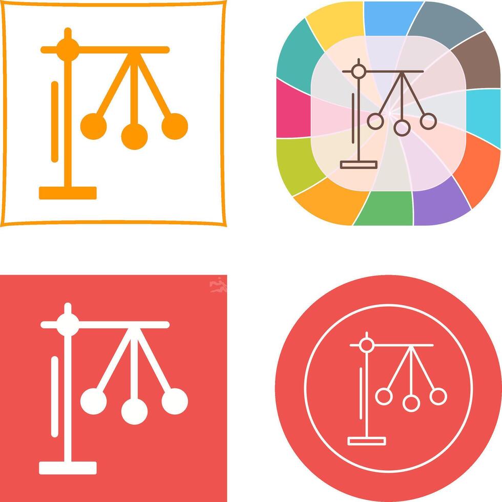 Pendulum Icon Design vector