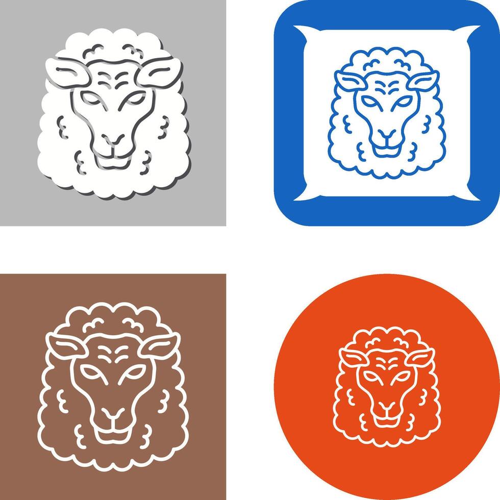 Sheep Icon Design vector