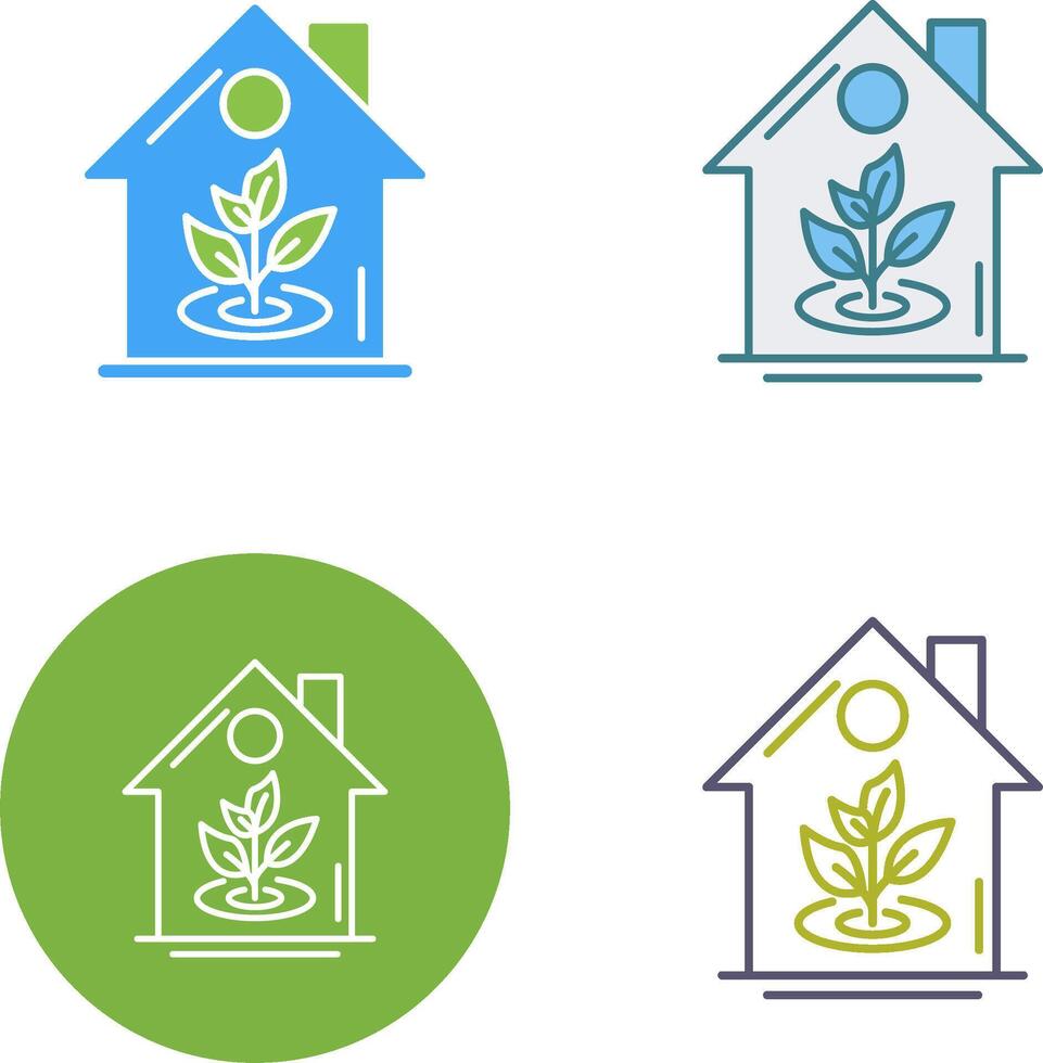 Plant Icon Design vector