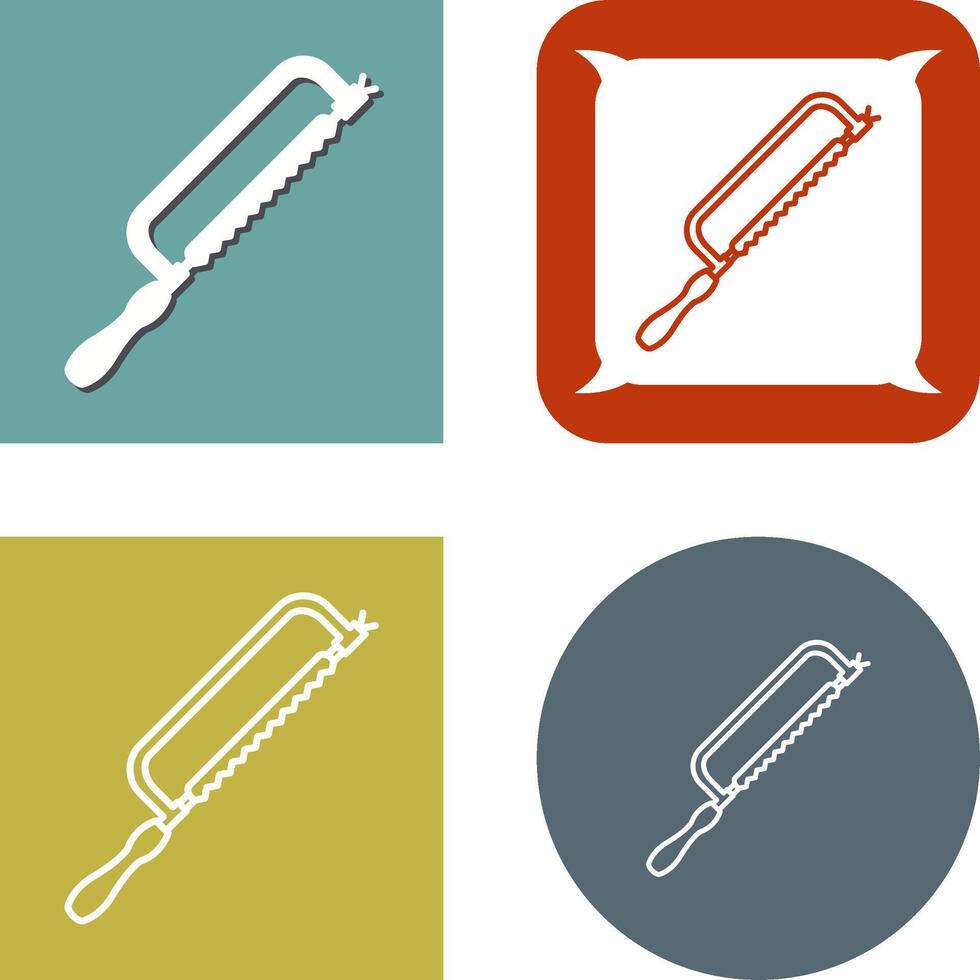 Hacksaw Icon Design vector