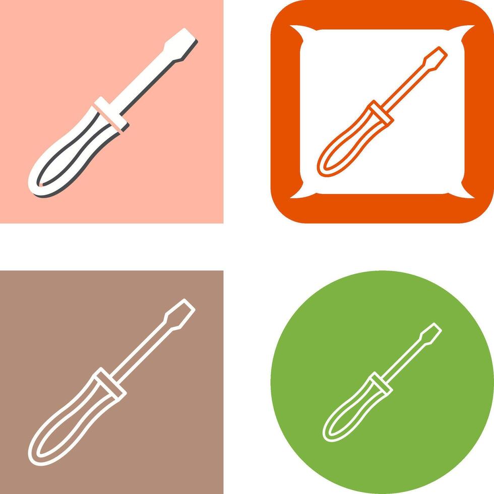 Screwdriver Icon Design vector