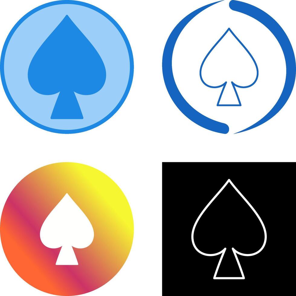 Spade Icon Design vector
