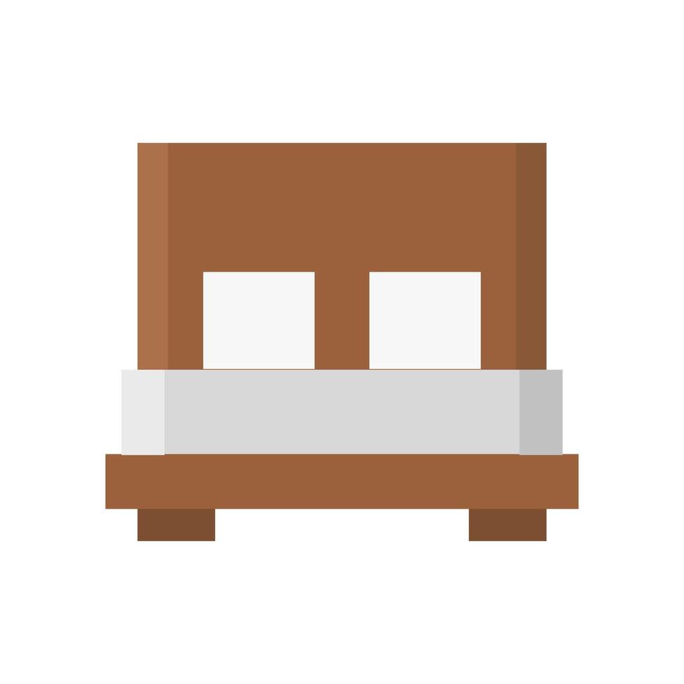 Bed in vector