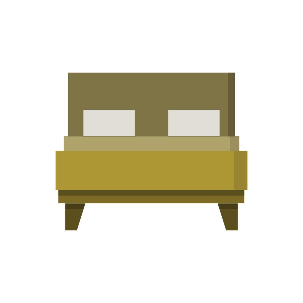 Bed in vector