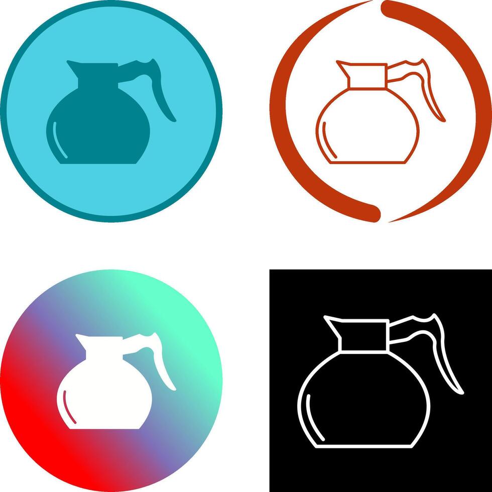 Coffee Pot Icon Design vector