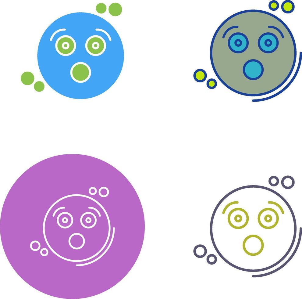 Surprised Icon Design vector