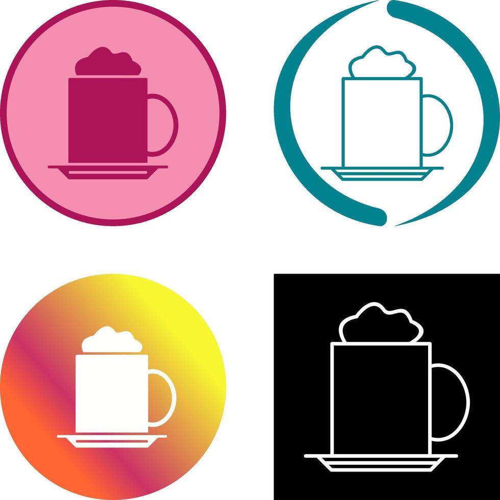 Cappucino Icon Design vector