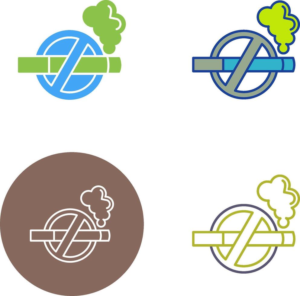 No Tobacco Icon Design vector