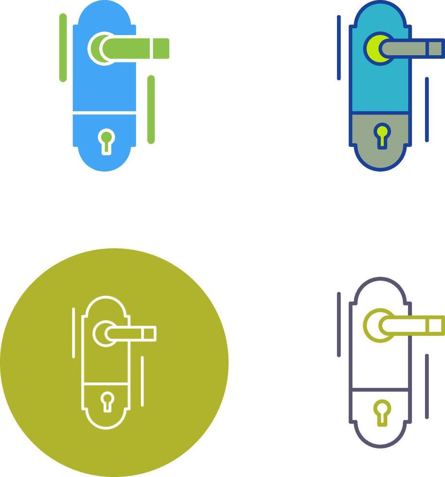 Doorknob Icon Design vector