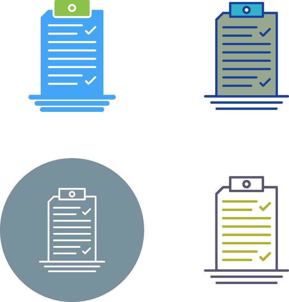 Check List Icon Design vector