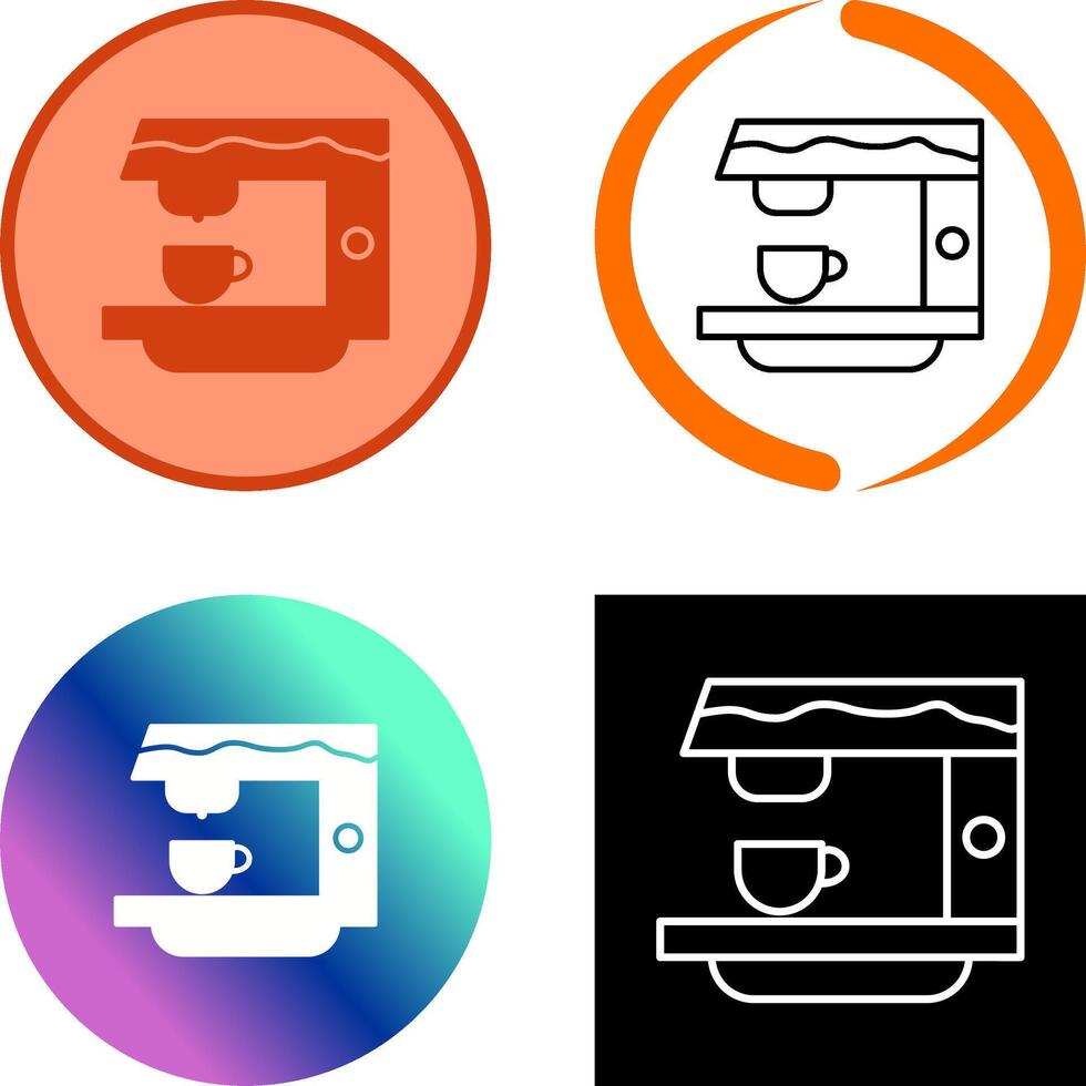 Coffee Machine Icon Design vector
