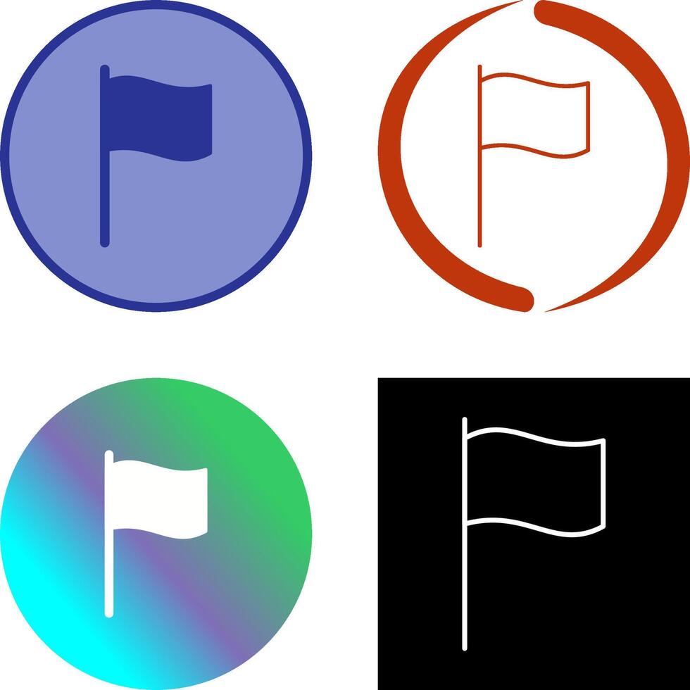 Flag Icon Design vector