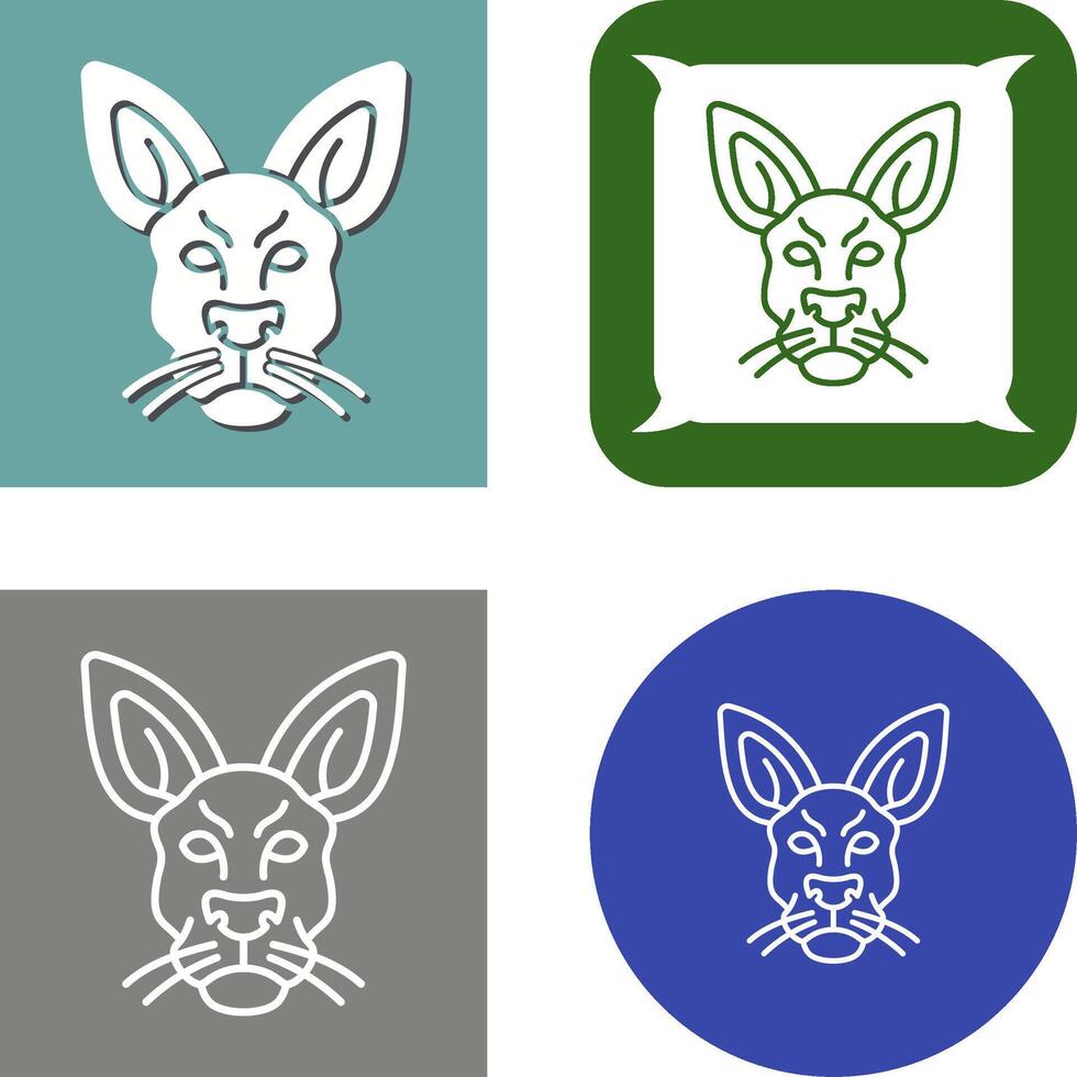 Kangaroo Icon Design vector