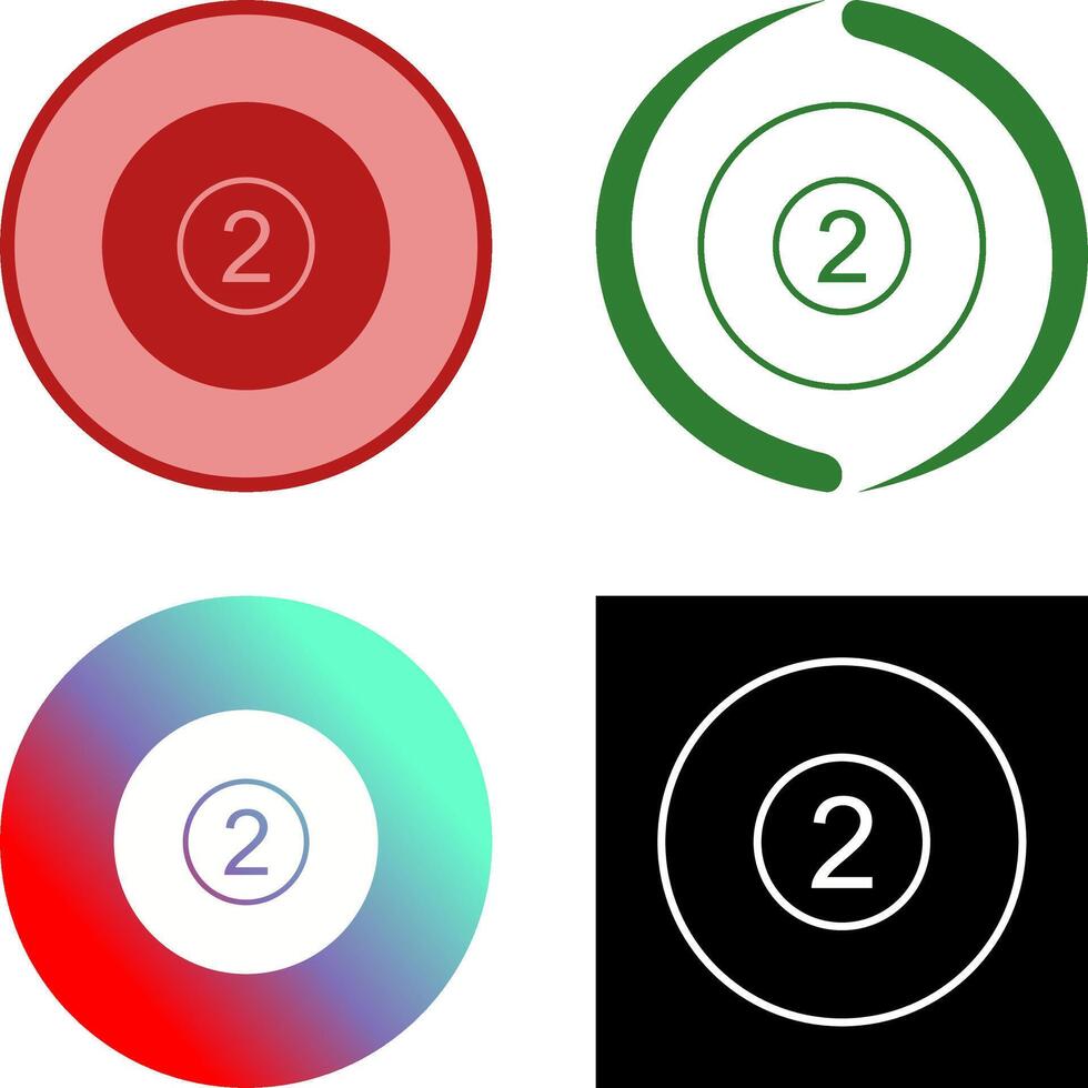 Pool Ball Icon Design vector