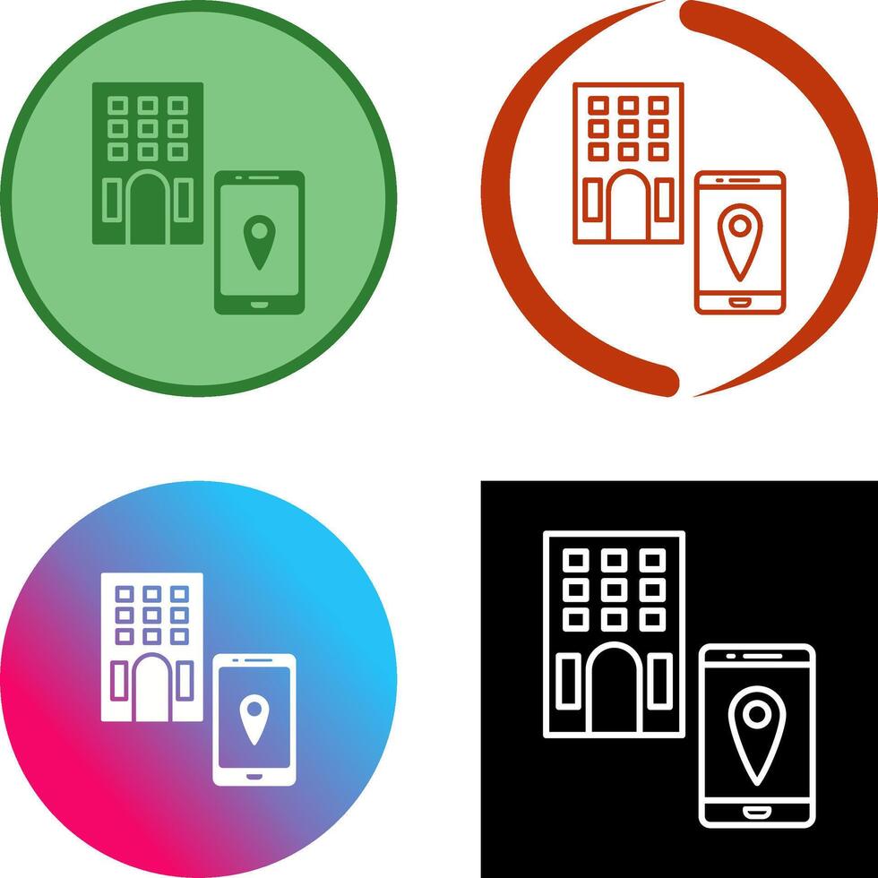 Find Hotel Icon Design vector