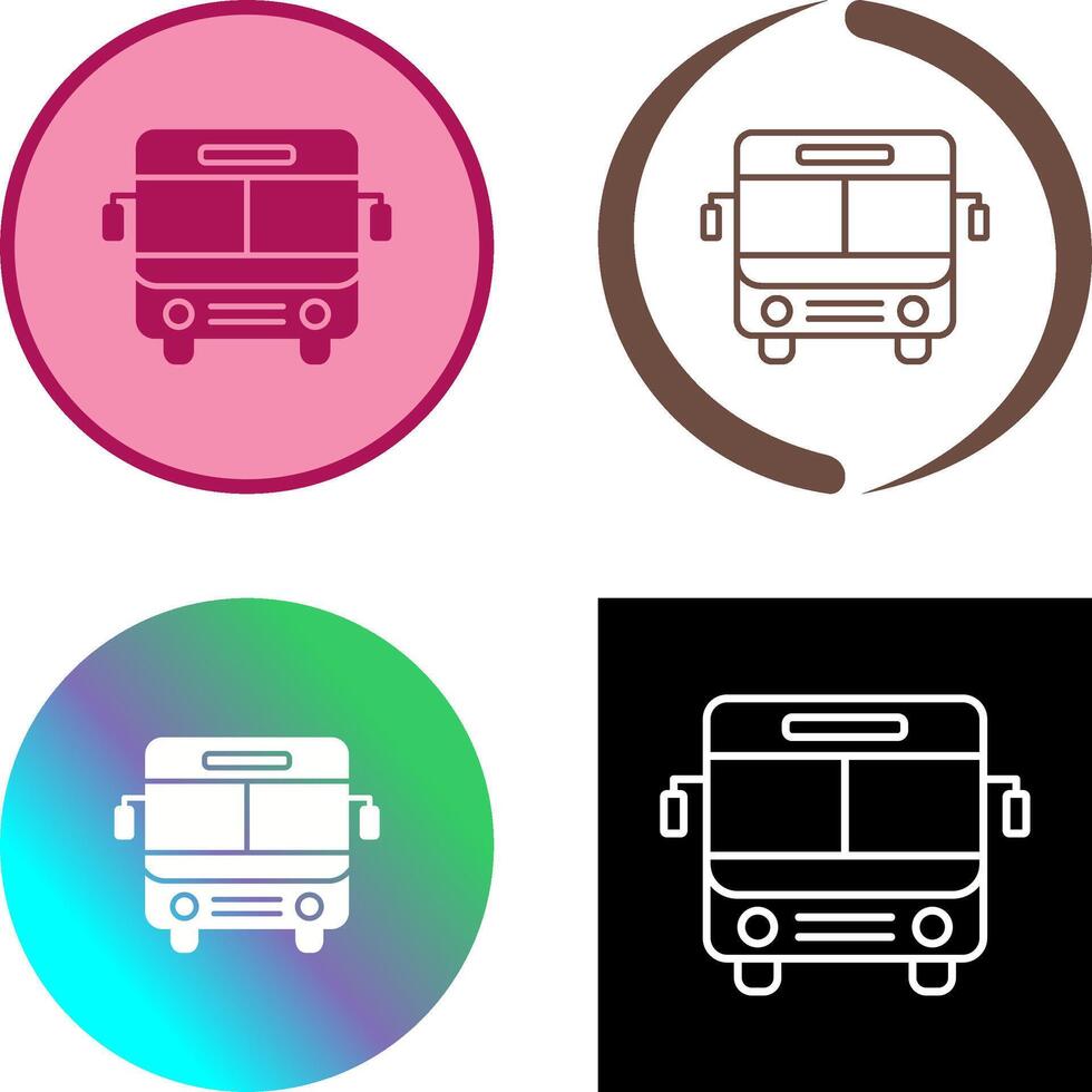 Bus Icon Design vector
