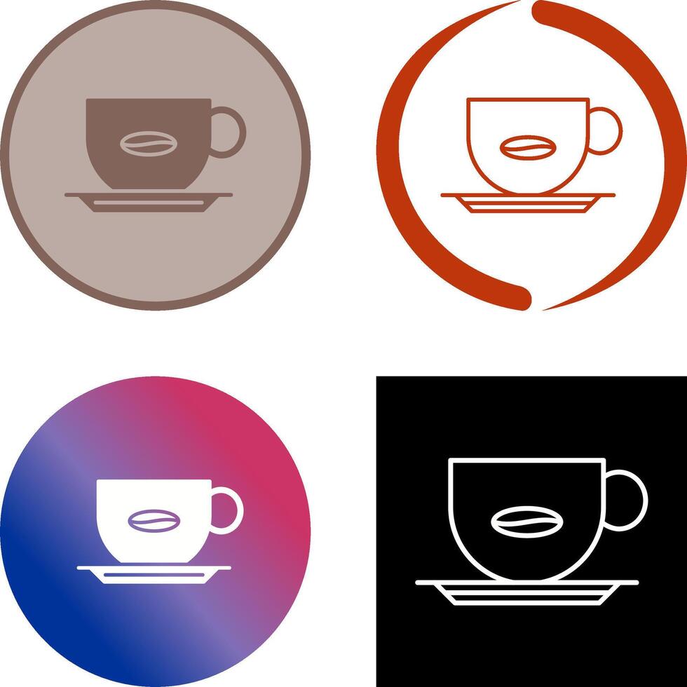 Coffee Mug Icon Design vector