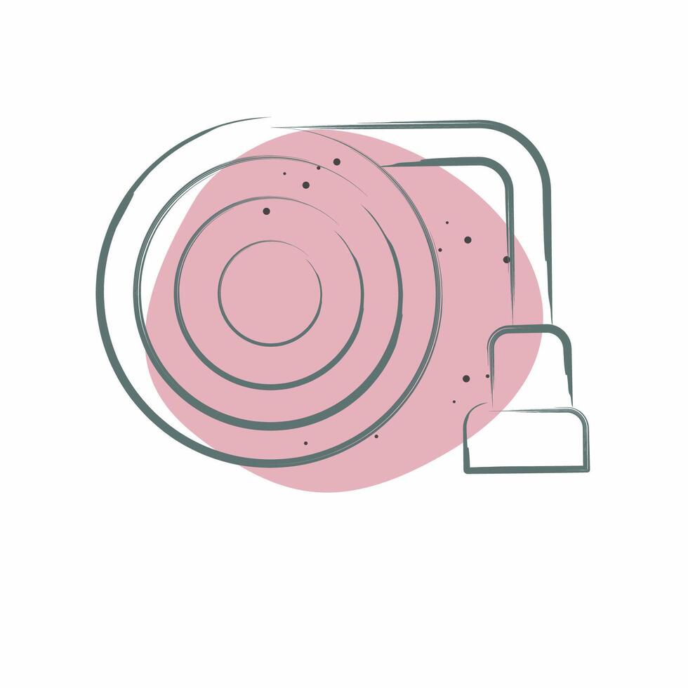 Icon Hose. related to Security symbol. Color Spot Style. simple design illustration vector