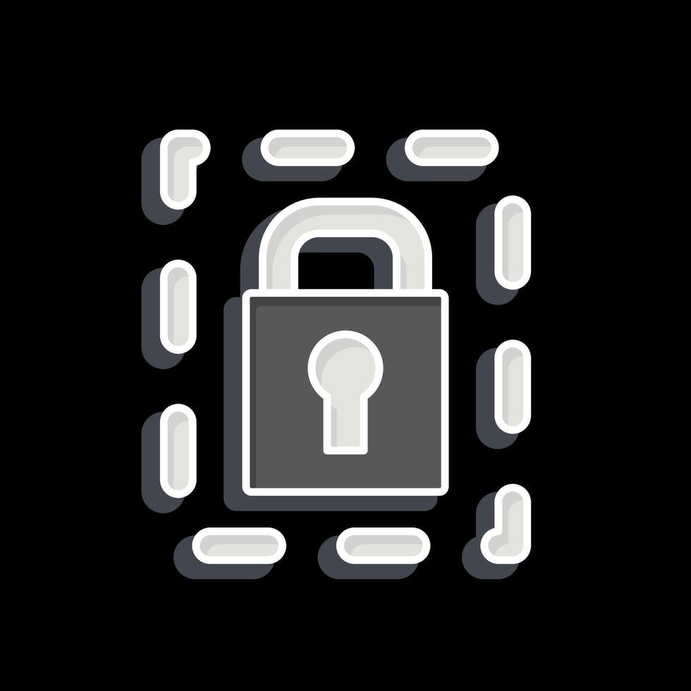 Icon Password. related to Security symbol. glossy style. simple design illustration vector