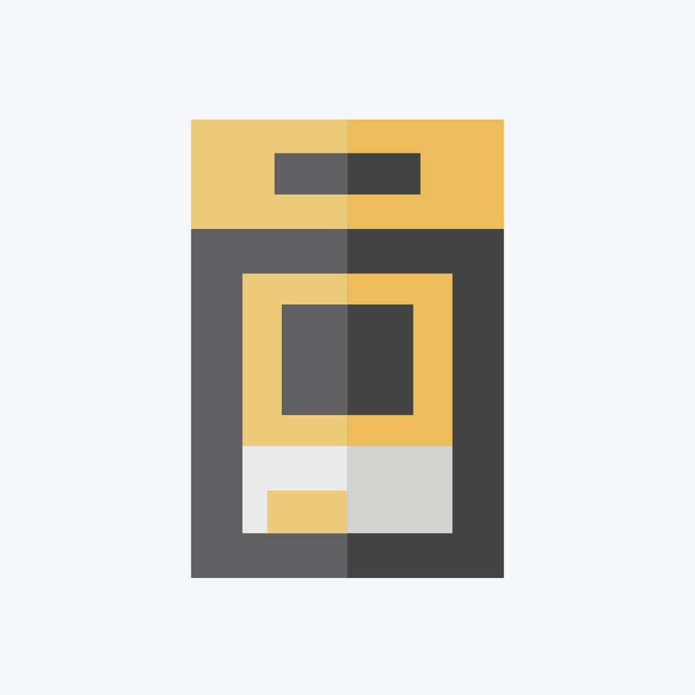 Icon ATM. related to Security symbol. flat style. simple design illustration vector