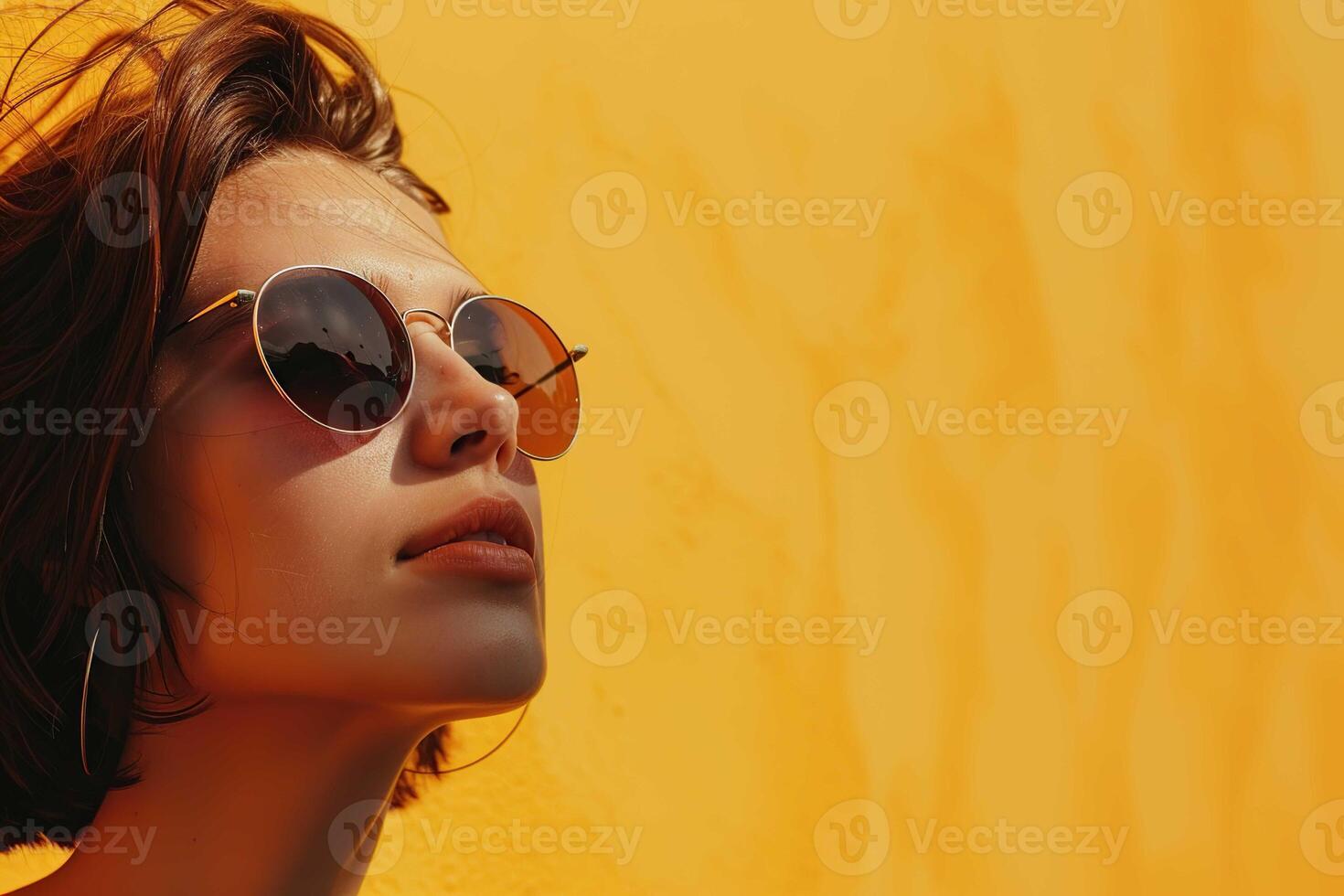 Woman wearing sunglasses photo