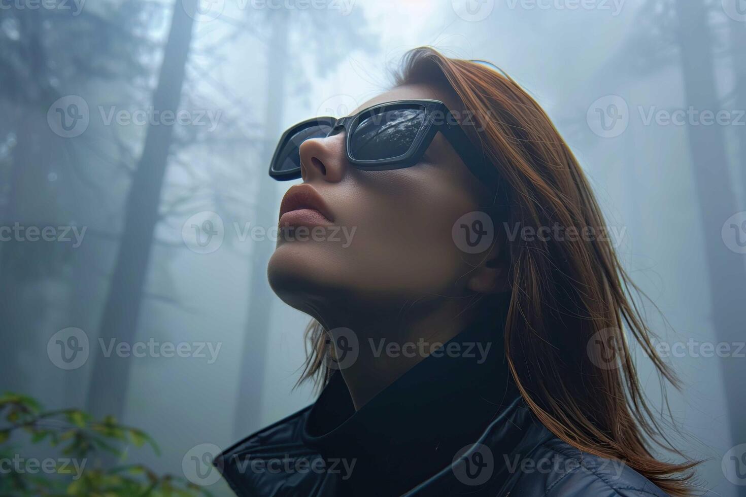 Girl wearing sunglasses photo