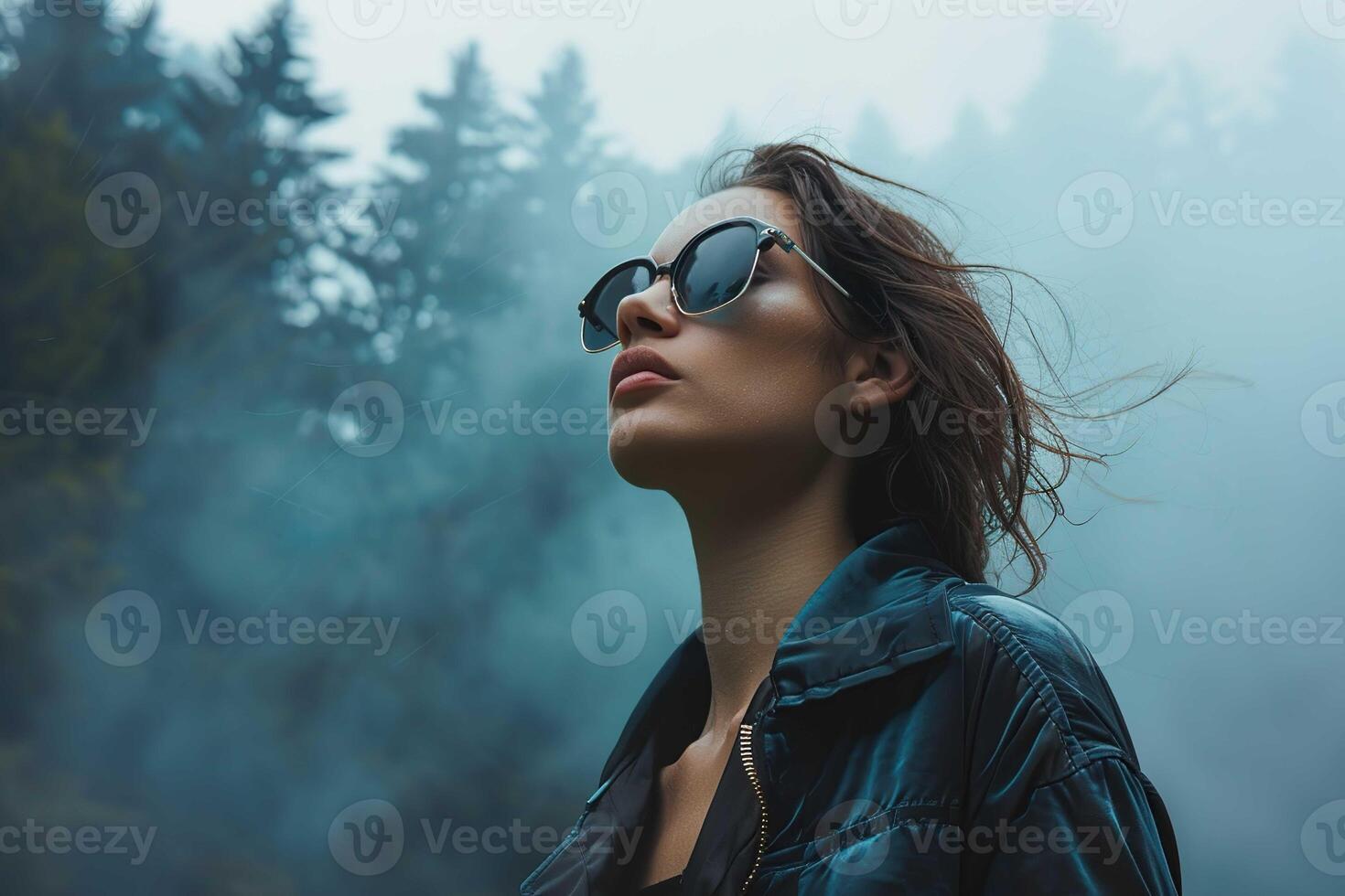 Girl wearing sunglasses photo