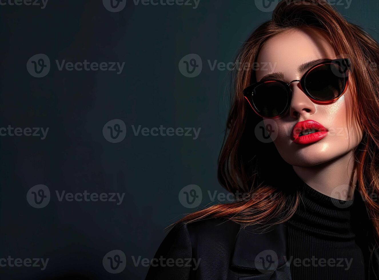 Woman wearing sunglasses photo