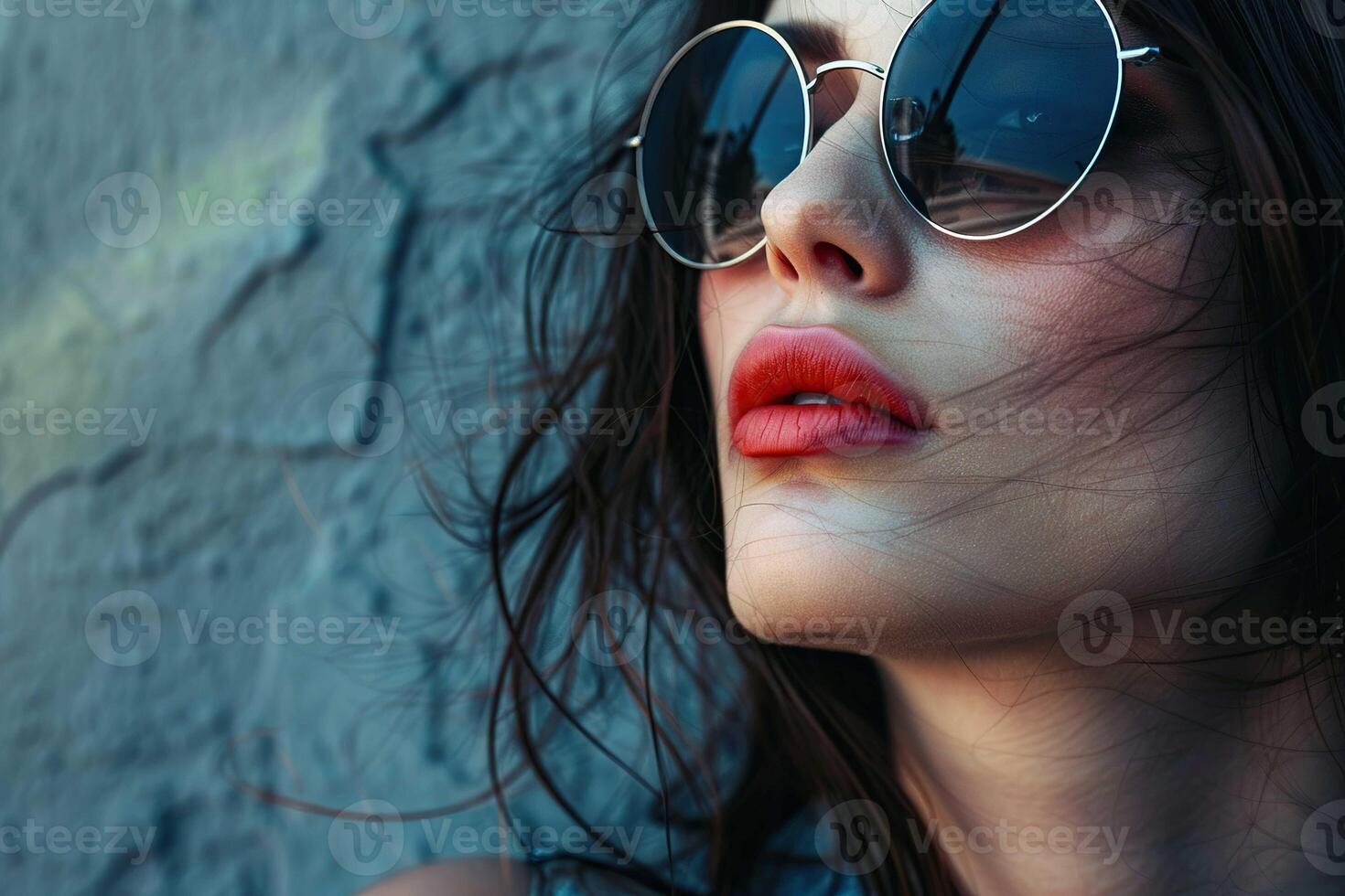 Girl Wearing Sunglasses photo