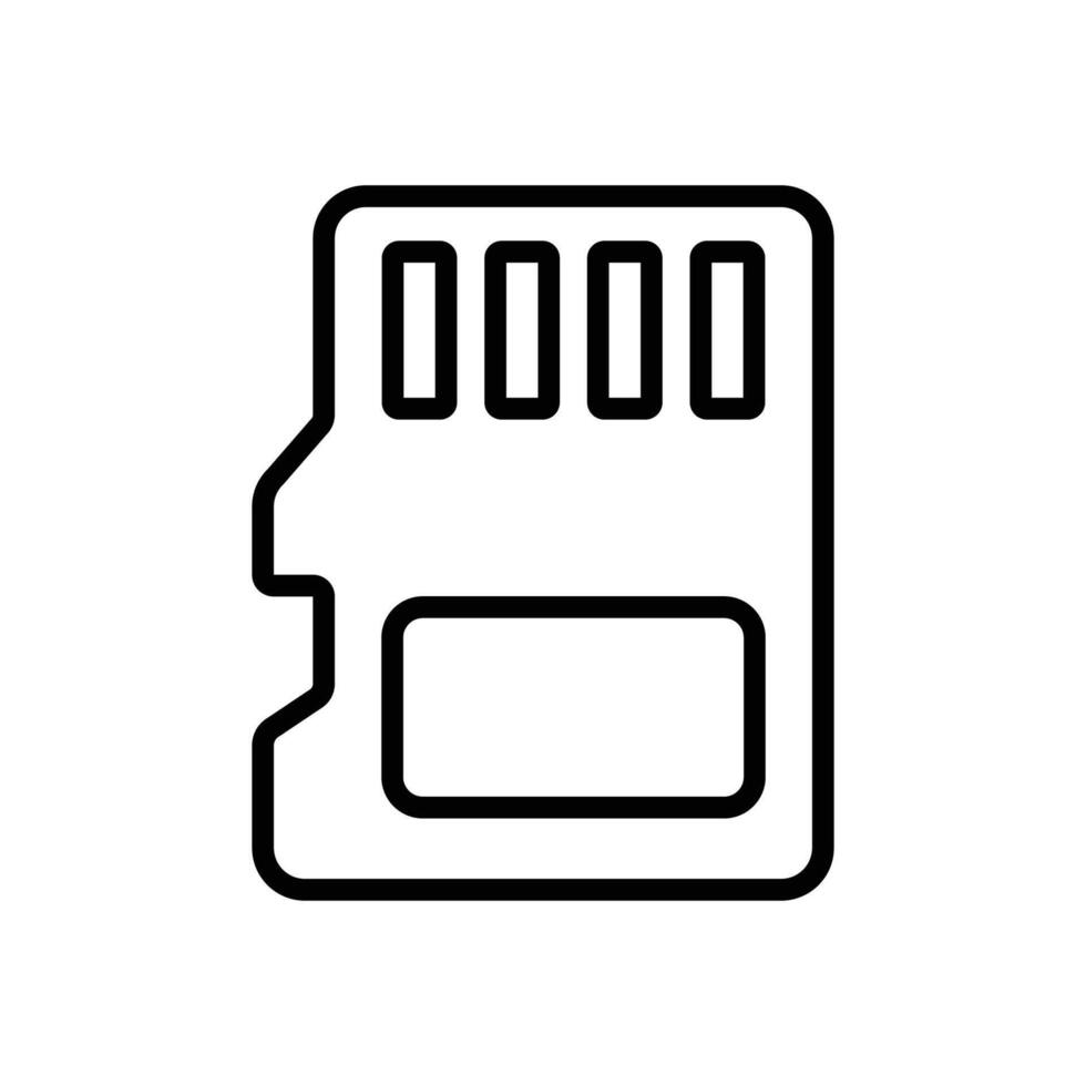 sd card icon design template simple and clean vector