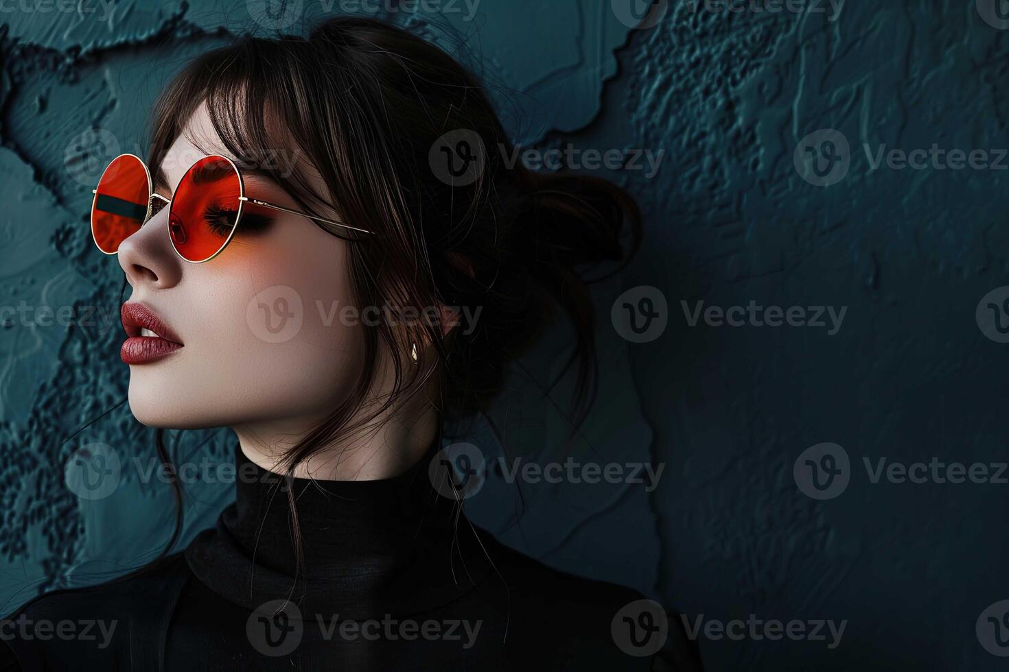 Girl Wearing Sunglasses photo