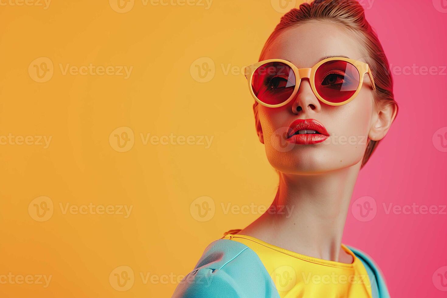 Girl Wearing Sunglasses photo