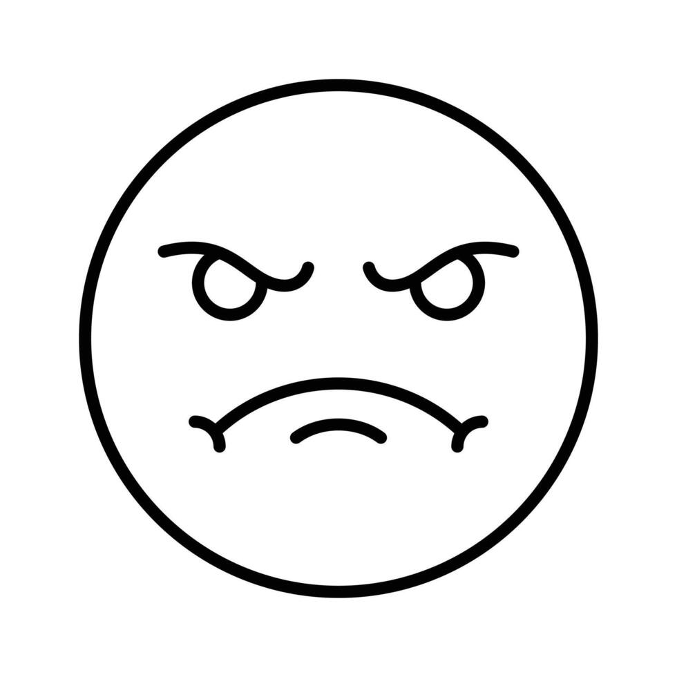 Have a look at this amazing icon of angry emoji, premium vector