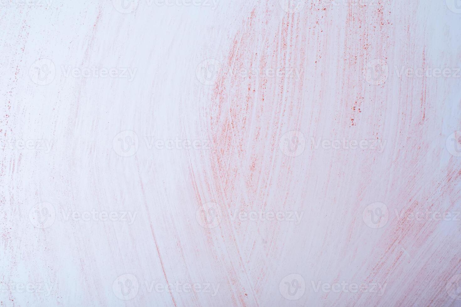 Pink paint brush stroke on white paper texture. Abstract background and texture for design. photo