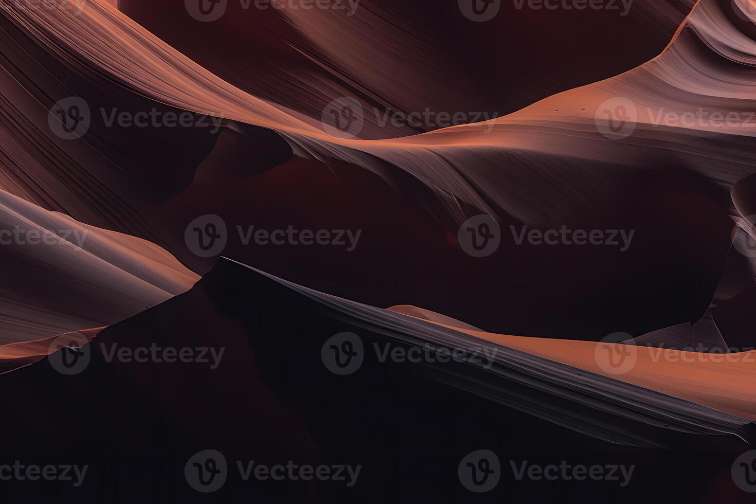 Antelope Canyon - abstract background. Travel and nature concept. Neural network photo